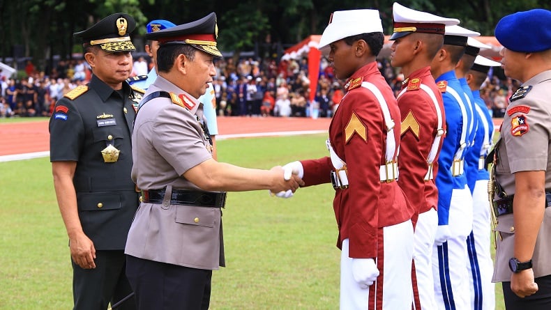 Kapolri dan Panglima TNI Pimpin Wisuda Prabhatar 2024, Ini Pesan untuk 1.104 Taruna