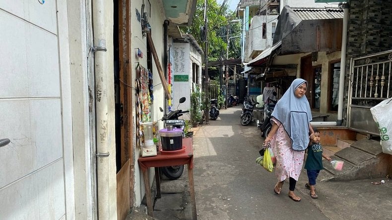 Banjir di Kebon Pala Jaktim Telah Surut, Warga Beraktivitas Normal