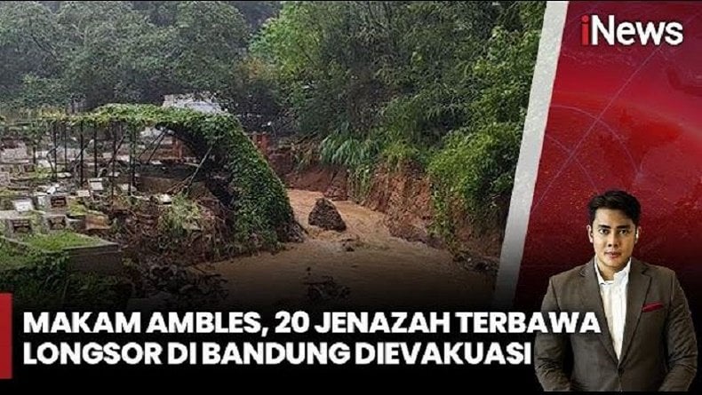 2 Jenazah Terbawa Longsor, Pemkot Bandung Gerak Cepat Pindahkan 20 Makam