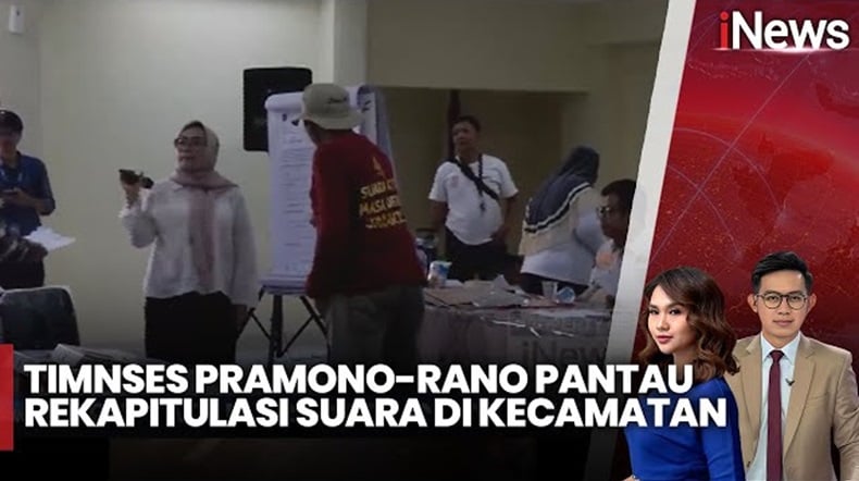 Timses Pramono-Rano Pantau Langsung Rekapitulasi Suara Pilkada Jakarta di Taman Sari