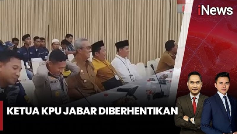 Ketua KPU Jabar Dicopot, Proses Tahapan Pilkada Tetap Berjalan