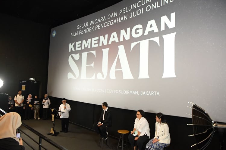 Mendikdasmen Abdul Mu'ti Hadiri Peluncuran Film Pendek Kemenangan Sejati