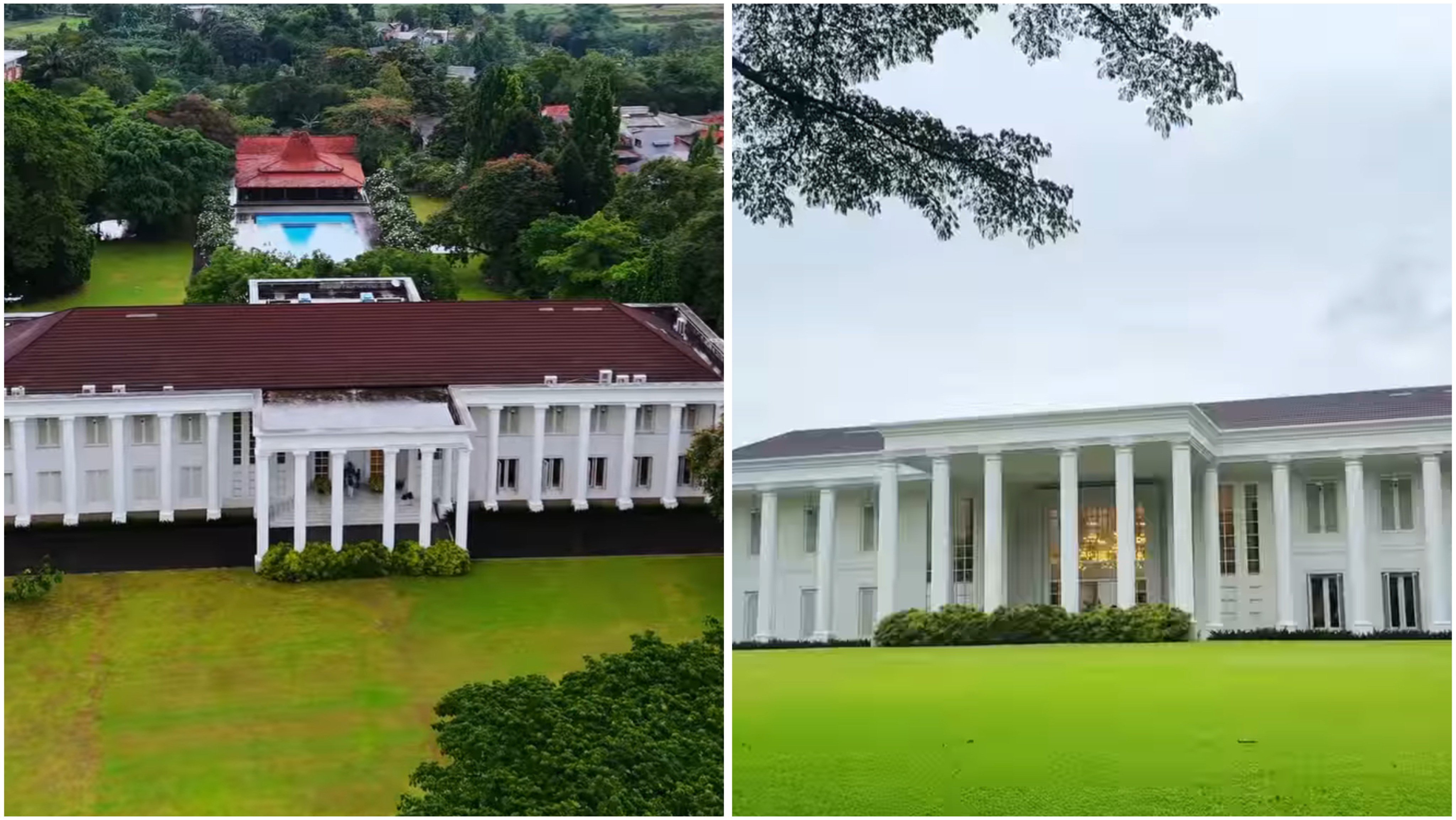 Viral The White House Bogor Rumah Bergaya Amerika Punya Joglo, Segini Biaya Sewanya