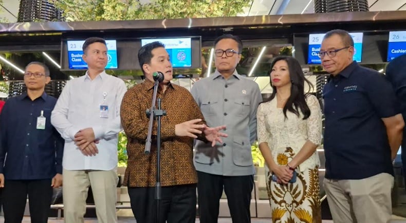 Erick Thohir Pastikan Tiket Garuda, Citilink dan Pelita Air Turun 10 Persen saat Libur Nataru