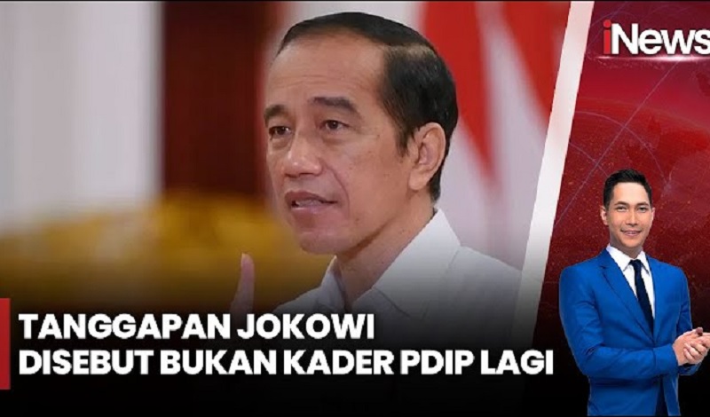 Komentar Jokowi usai Disebut Bukan Bagian dari PDIP Lagi