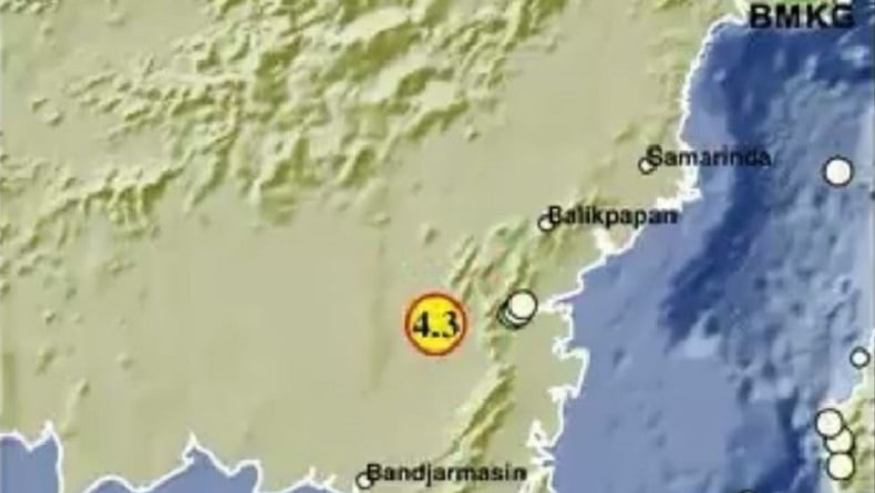 Gempa Hari Ini Magnitudo M4,3 Guncang Barito Timur Kalteng