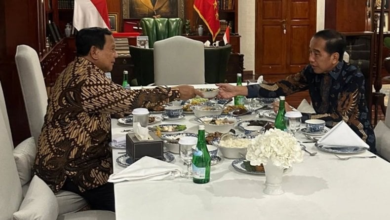 Jokowi Berterima Kasih ke Prabowo Diundang Makan Malam: Semoga Sukses dan Sehat Selalu