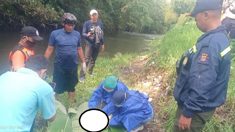 Geger! Mayat Bayi Ditemukan Mengapung di Sungai Gajahwong Banguntapan Bantul