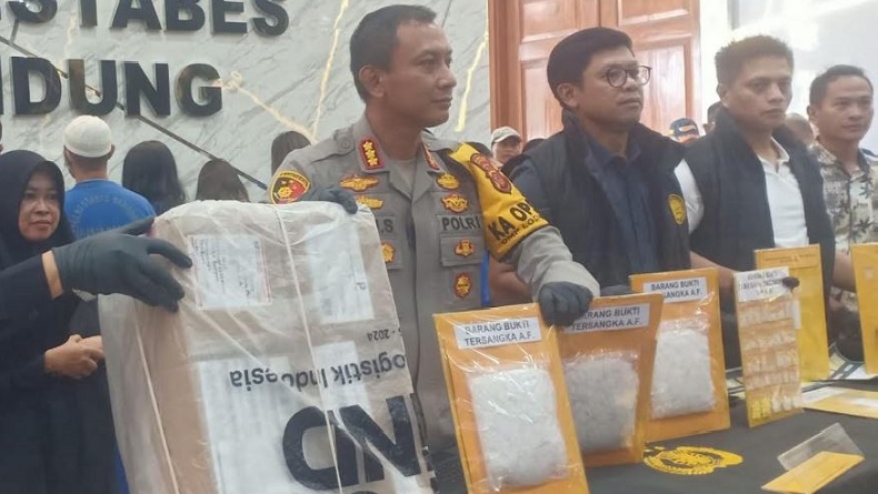 Polisi Gagalkan Penyelundupan Sabu 2,3 Kg dari Amerika ke Bandung, 1 Orang Ditangkap