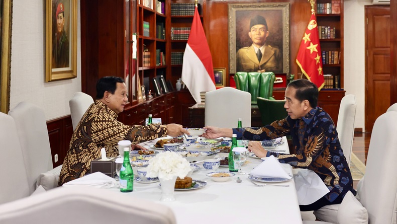 Terungkap! Ini Isi Percakapan Prabowo dan Jokowi saat Makan Malam di Kertanegara