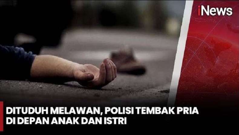 Dituduh Mencuri, Pria di Lampung Timur Tewas Ditembak Polisi di Depan Anak dan Istri