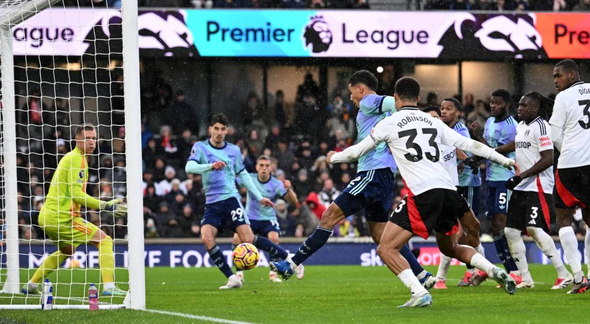 Hasil Lengkap Liga Inggris: Arsenal Ditahan Fulham, Satu Gol The Gunners Dianulir