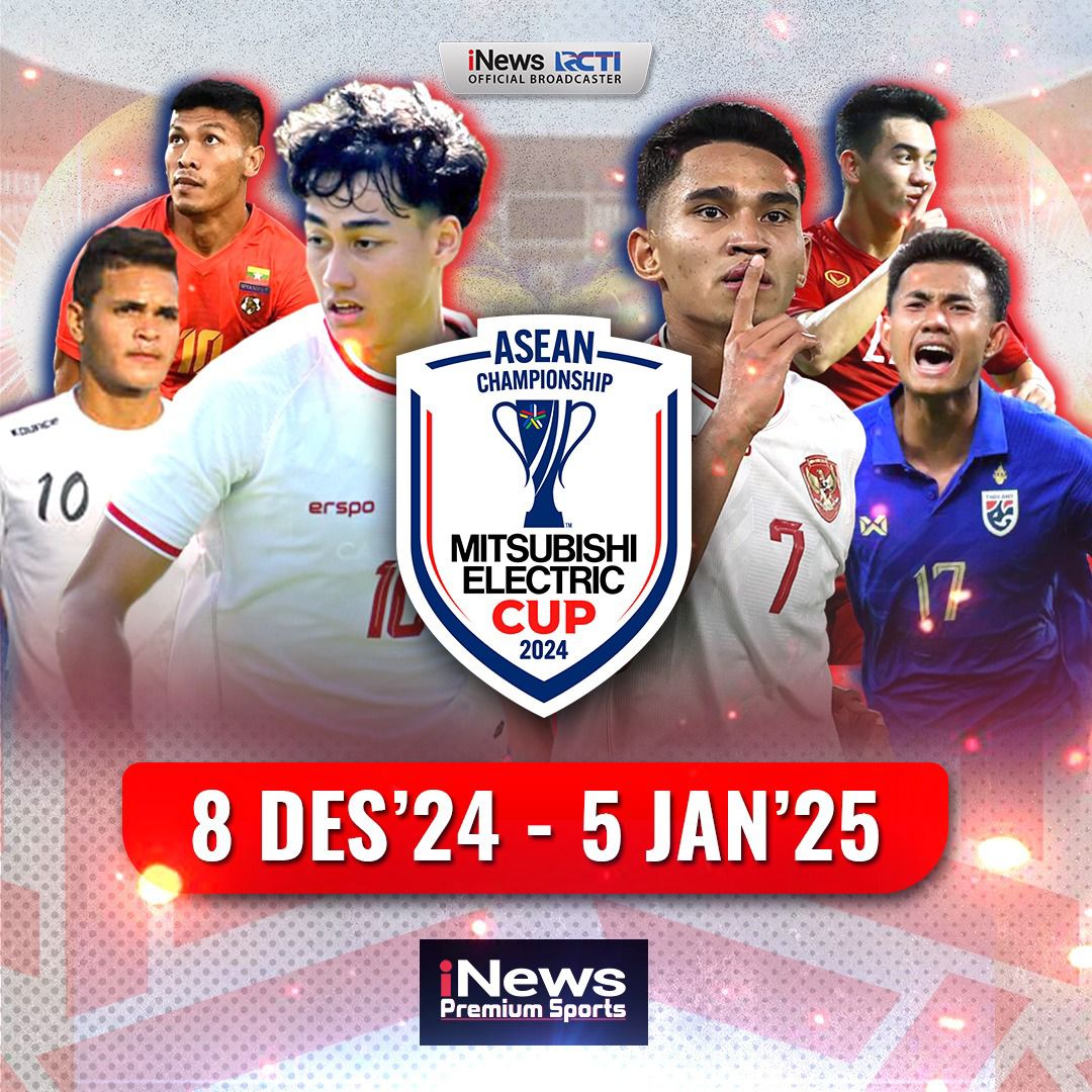 Saksikan ASEAN Championship Mitsubishi Electric Cup 2024, Live di iNews