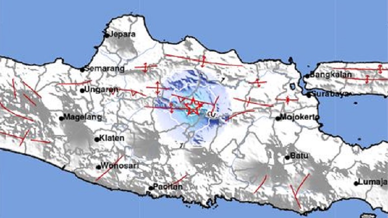 Gempa Hari Ini Magnitudo 3,9 Guncang Ngawi, Terasa hingga Blora