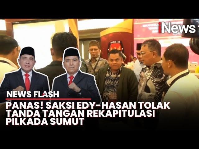 KPU Tetapkan Bobby-Surya Menang Pilkada Sumut, Paslon Edy-Hasan Siapkan Gugatan ke MK