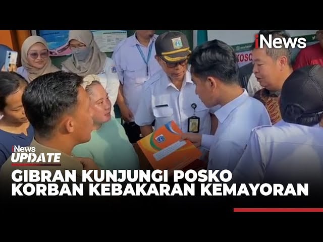 Wapres Gibran Turun Langsung, Instruksikan Optimalkan Bantuan untuk Korban Kebakaran Kemayoran