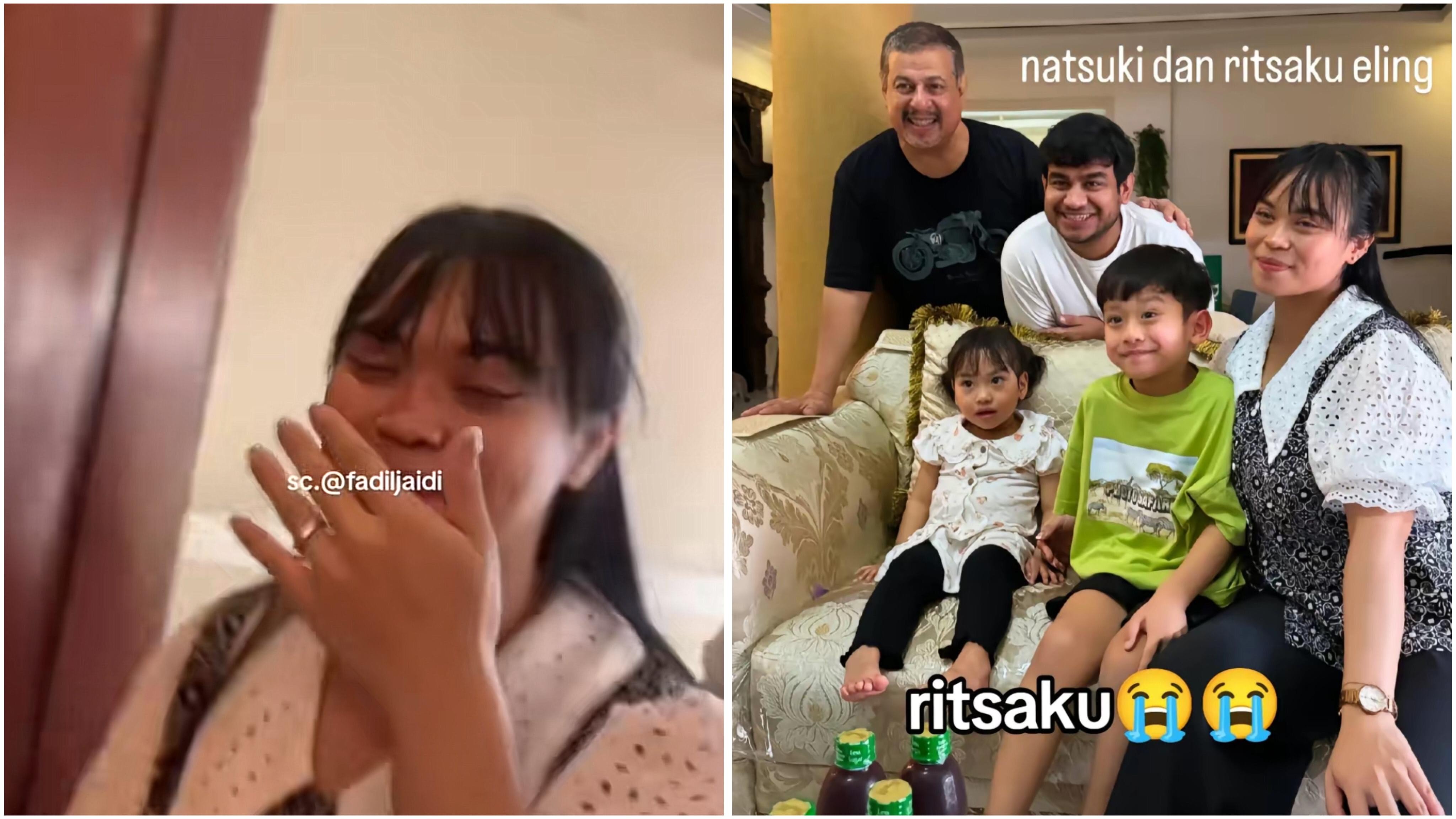 Mama Mega Menangis saat Bertemu Pak Muh, Ritsuki dan Natsuki Serasa Punya Kakek