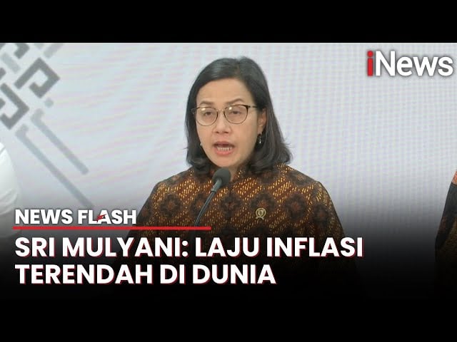 Sri Mulyani Klaim Laju Inflasi RI jadi yang Terendah di Dunia