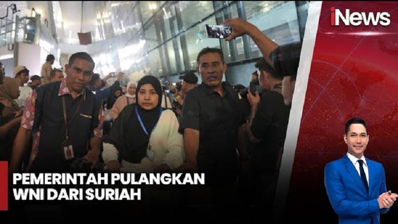 Raut Lega 37 WNI Berhasil Pulang ke Indonesia dari Suriah