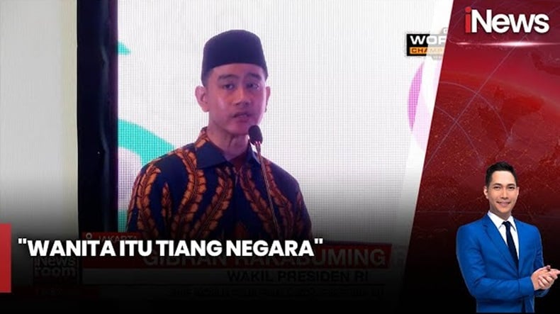 Gibran di Konbes Fatayat NU: Wanita Itu Tiang Negara