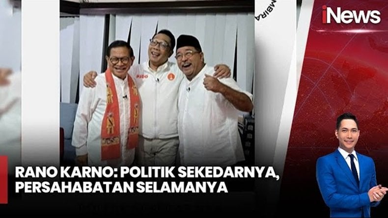 Rano Karno Unggah Foto bareng Ridwan Kamil: Persahabatan Selamanya