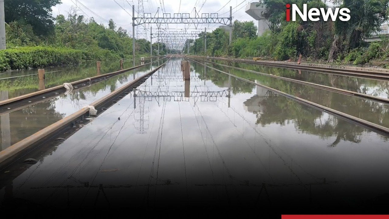 Imbas Banjir Rob, KRL Rute Jakarta Kota-Tanjung Priok Terganggu