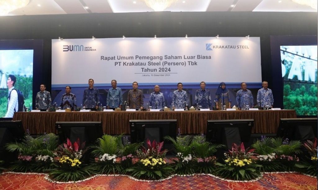 Muhamad Akbar Diangkat jadi Dirut Krakatau Steel, Ini Susunan Terbarunya