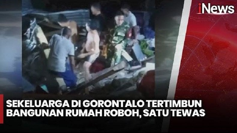 Sekeluarga di Gorontalo Tertimbun Longsor dalam Rumah, 1 Orang Tewas