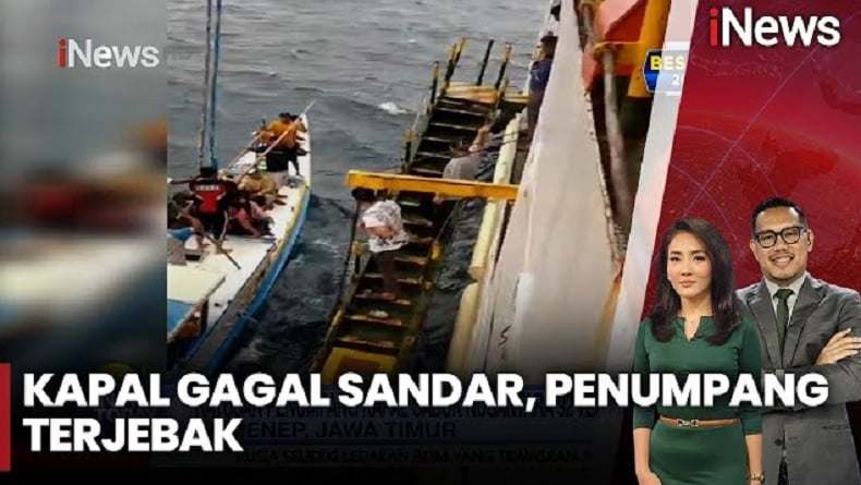 Sempat Terjebak 12 Jam di Tengah Laut, Penumpang Kapal Dievakuasi Gunakan Perahu Nelayan