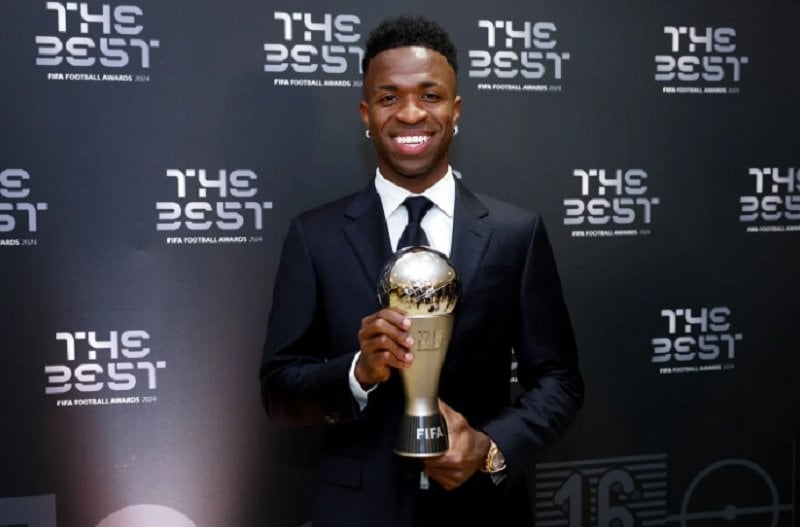 Vinicius Jr Raih Penghargaan Pemain Terbaik FIFA 2024, Ini Daftar Lengkap Para Pemenang