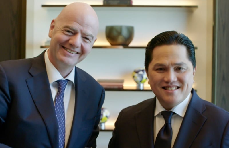 Erick Thohir Jumpa Presiden FIFA di Qatar, Komentar Legenda Belanda Jadi Sorotan