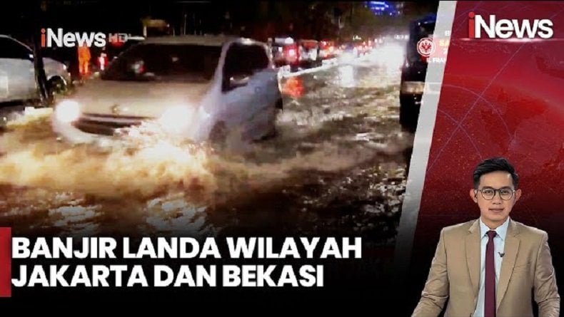 Grogol Petamburan Tergenang Banjir imbas Hujan Deras hingga Drainase Buruk