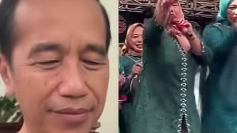 Jokowi Senang Lihat Video Viral Emak-emak Bernyanyi: Seru dan Lucu Banget