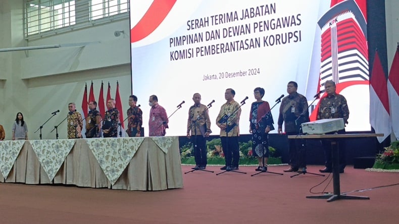 Sertijab, Pimpinan dan Dewas KPK 2024-2029 Resmi Menjabat