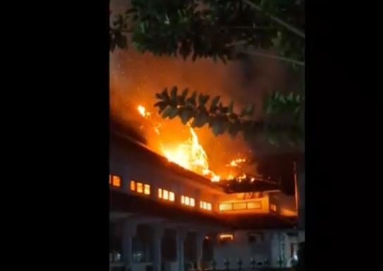 Gedung DPRD Pekalongan Terbakar, Diduga Korsleting Listrik