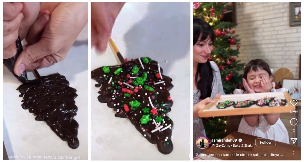 Inspirasi Kue Pohon Natal ala Asmirandah, Pakai Bahan Ini agar Disukai Anak