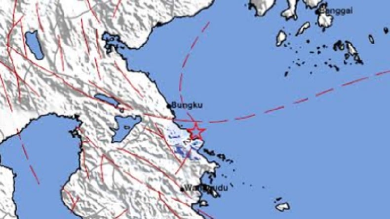 Gempa Dangkal Magnitudo 3,7 Guncang Morowali, Getaran Terasa seperti Truk Lewat