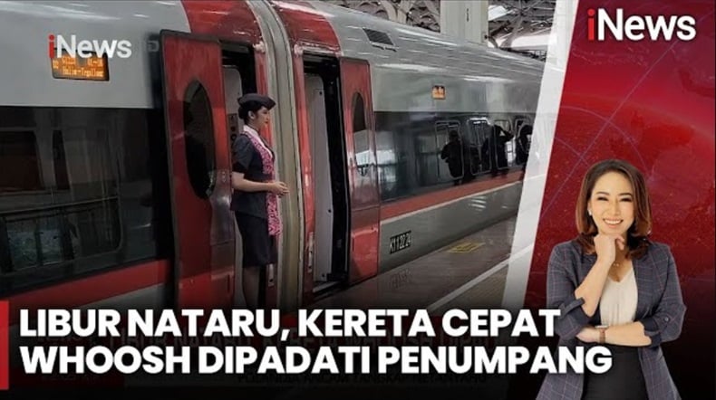 Penumpang Kereta Cepat Whoosh Tembus 10.000 pada H-2 Natal