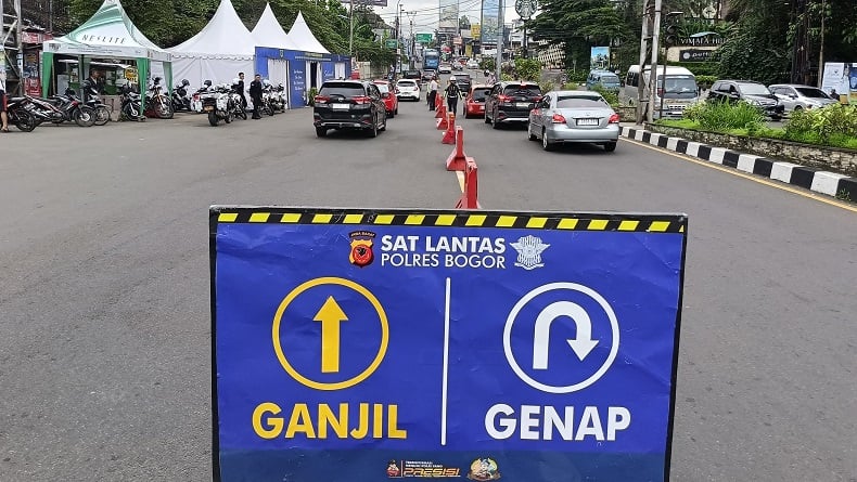 Libur Natal, Ganjil Genap Menuju Puncak Bogor Diberlakukan