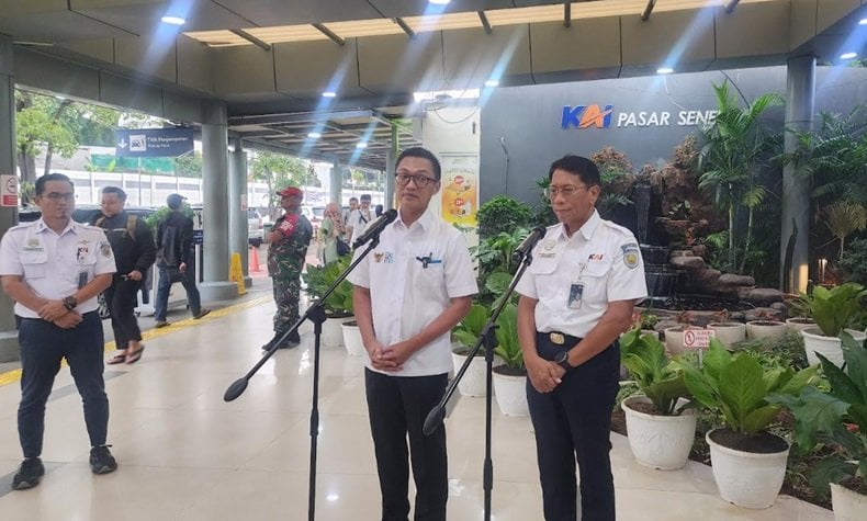 Wamen BUMN Aminuddin Ma’ruf Tinjau Stasiun Pasar Senen, Ungkap Keluhan Penumpang