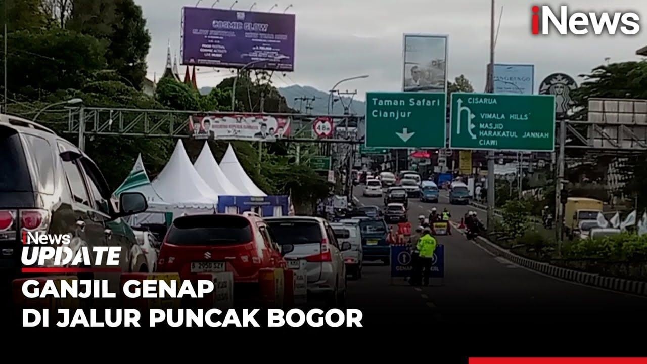 Awas! Jalur Puncak Bogor Berlakukan Ganjil-Genap Hari Ini