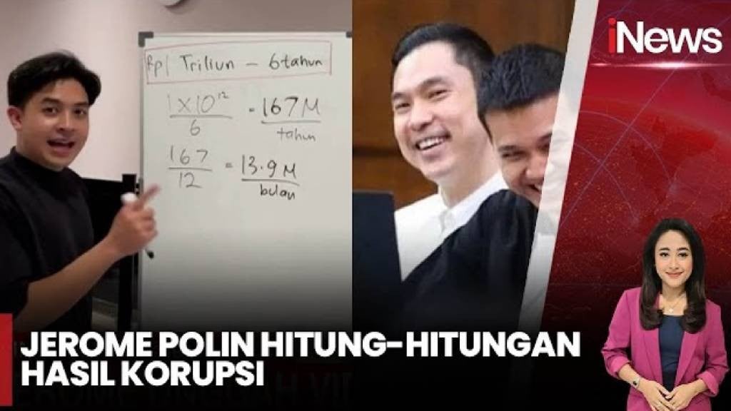 Viral Jerome Polin Diduga Sindir Vonis Harvey Moeis, Dipenjara tapi Untung Rp20 Juta per Jam!