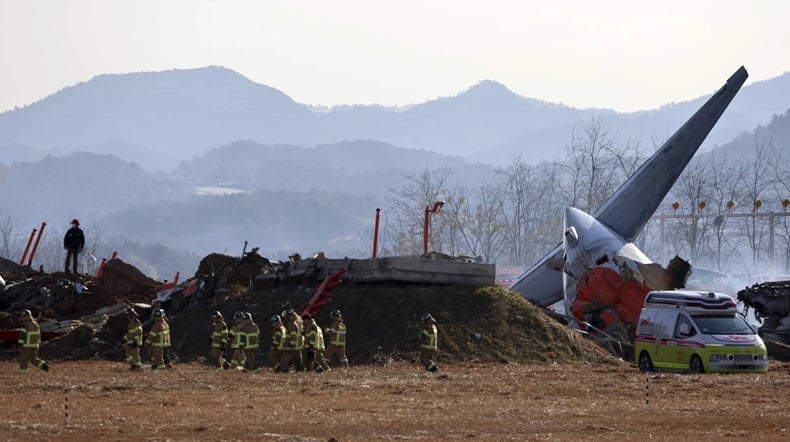 Update Kecelakaan Pesawat Jeju Air di Korsel: 120 Korban Tewas Dievakuasi