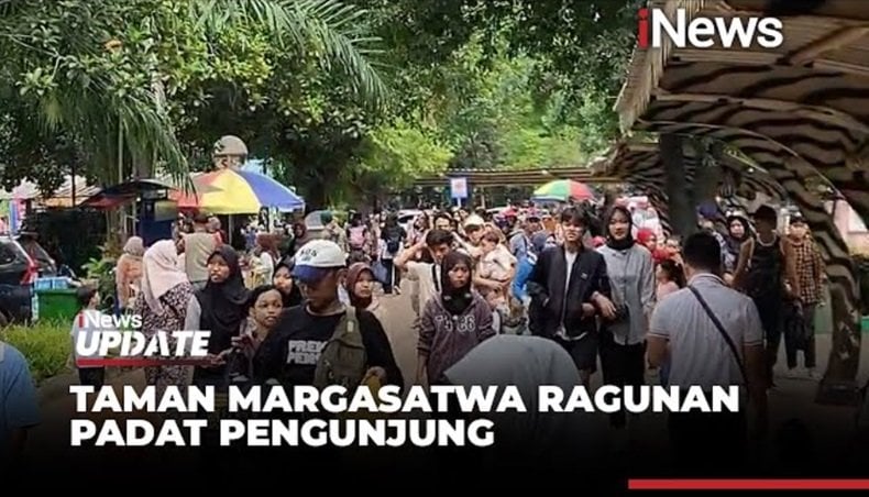 Pengunjung Taman Margasatwa Ragunan Membludak pada Libur Akhir Tahun