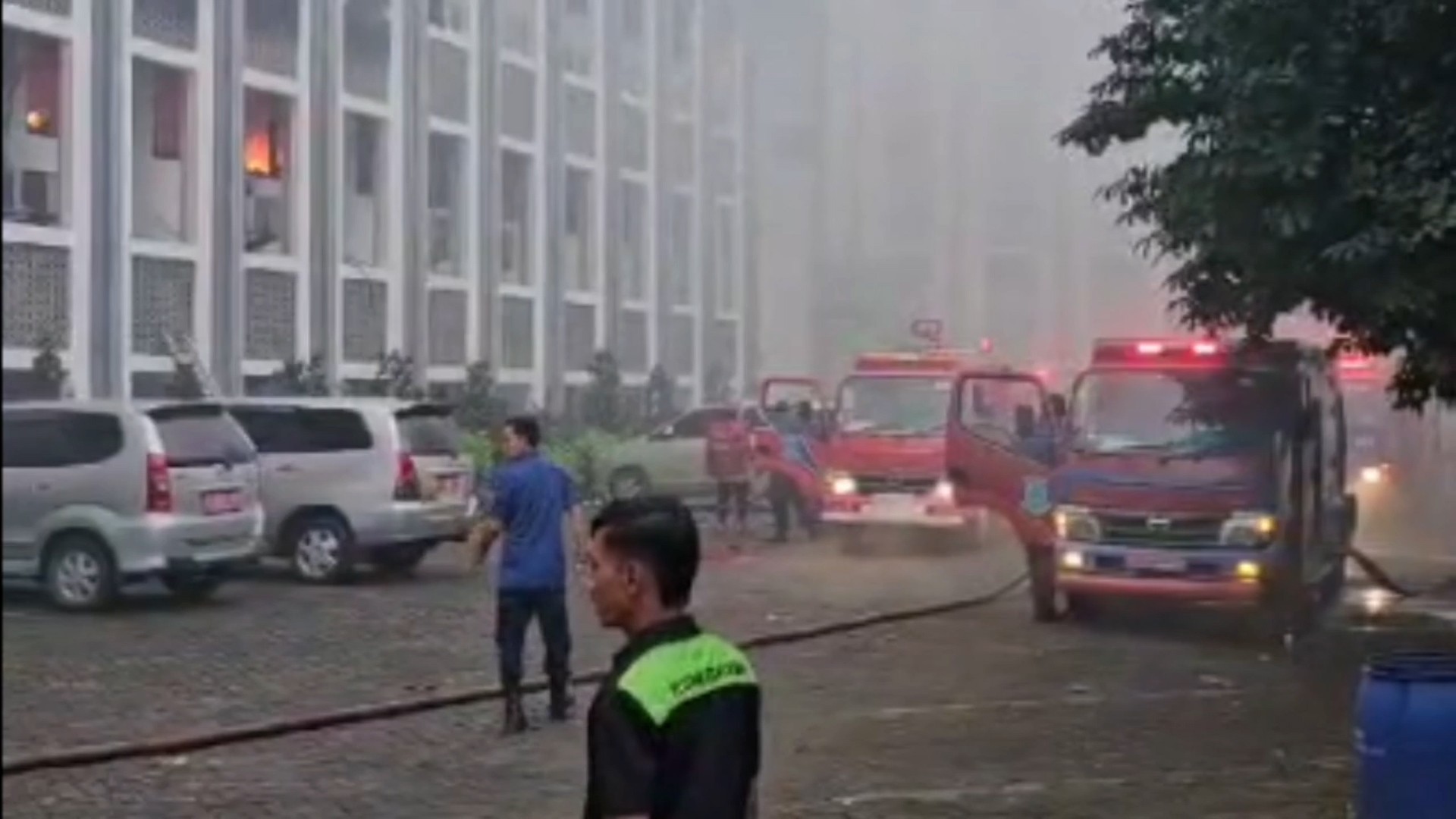 Kebakaran Gedung Rektorat UIN Jakarta Diduga Akibat Korsleting Listrik