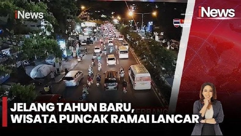 Kawasan Wisata Puncak Ramai Lancar Jelang Tahun Baru