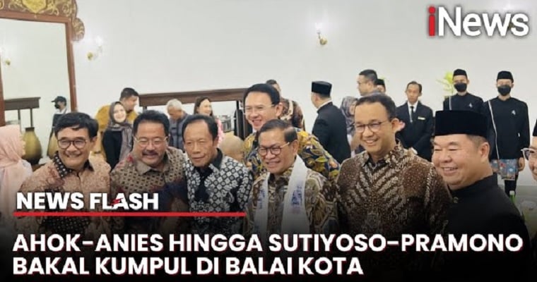 Ahok, Anies, hingga Pramono-Rano Hadiri Acara Bentang Harapan Menuju 5 Abad Jakarta