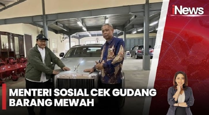 Mensos Gus Ipul Cek Gudang Barang Mewah Hasil Undian, Siap Dilelang Tahun Depan