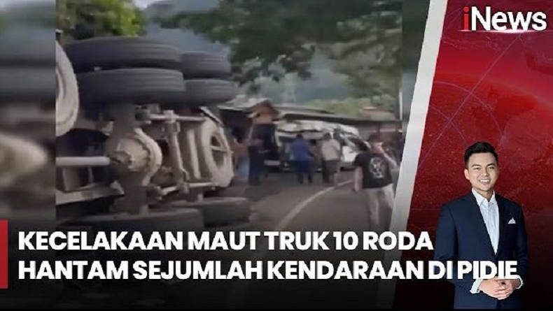 Kecelakaan Maut Truk Fuso Hantam Sejumlah Kendaraan di Pidie Aceh, 5 Orang Tewas