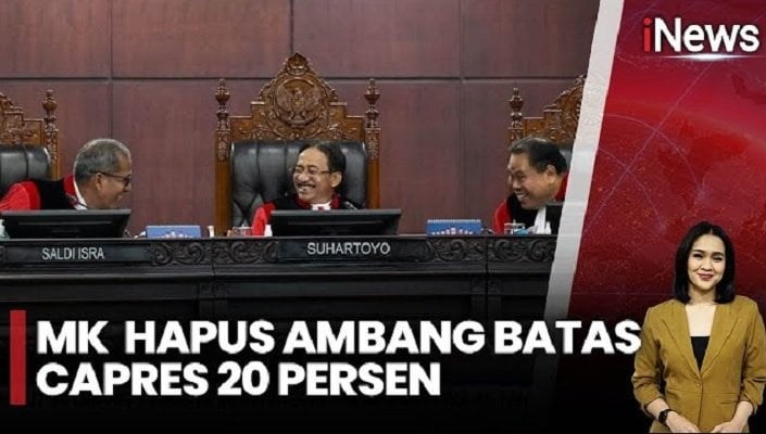 Hakim MK Anwar Usman dan Daniel Yusmic Dissenting Opinion soal Hapus Ambang Batas Pencalonan Presiden